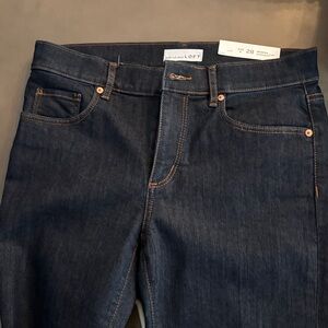 LOFT Indigo Denim Jeans nwt modern fit